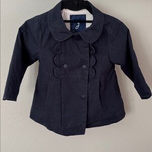 Jacadi Navy Blue Double-Breasted Jacket size 24M